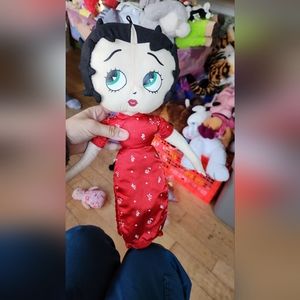 Betty boop oriental satin dress Chinese doll
